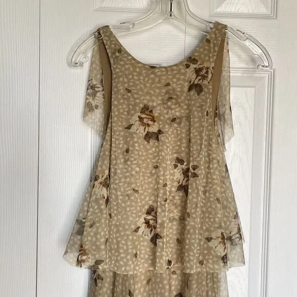 Kimchi Women Floral Mini Ruffle Dress Size 0 Urban Outfitters Romantic - Picture 13 of 16